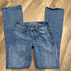 American Eagle Kick Boot Medium Wash Bootcut Jeans  thumbnail 1