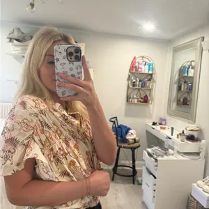 J.Crew BIBI tiger top M thumbnail 4