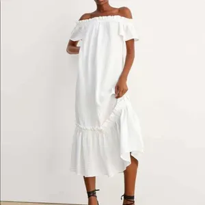 ✨ZARA Maxi Flounce Ruffle Trim Dress ✨ thumbnail 5