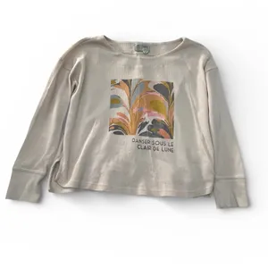 Anthropologie abstract thermal long sleeve top thumbnail 2