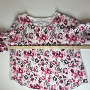 Cato Est 1946 Floral Leopard Blouse Size‎ 18/20W Pink Sheer Lightweight Lined thumbnail 9