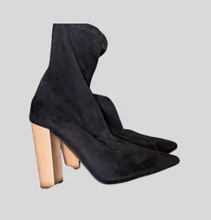 Steve Madden Teak sock heeled boots thumbnail 1