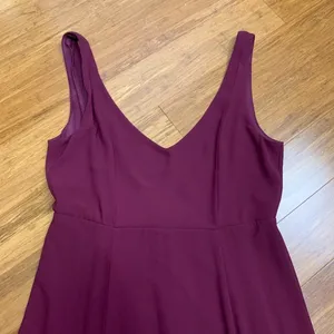 Show Me Your Mumu Jenn Maxi Dress Womens Medium‎ Merlot V-Neck Sleeveless Gown thumbnail 2