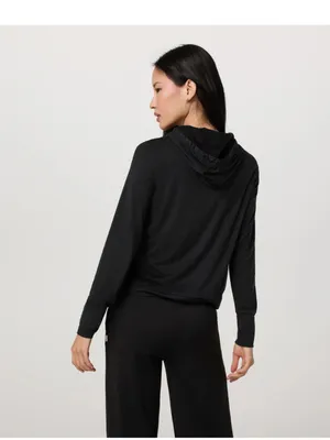 Vuori Black Heather Halo Essential Hoodie thumbnail 2