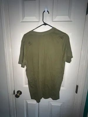 Alternative Apparel Salty Graphic Short Sleeve T-Shirt Olive Green thumbnail 2