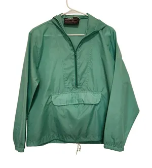 Eddie Bauer Light Teal Lightweight Wind Anorak Activewear Jacket Size Medium thumbnail 1