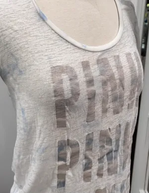 Victoria's Secret PINK Vintage Oversize Logo-Print Scoop Neck Tee thumbnail 2