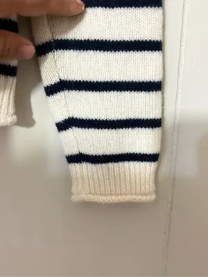 Alex Mill Wool Cashmere Breton Stripe Sweater XS Old Money Preppy thumbnail 3