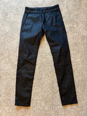 BEVY FLOG Shely Black Original Pants Size 29 | Drawstring Jogger Stretch thumbnail 7