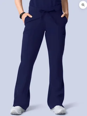 MANDALA - 9 Pocket Cargo Pants (scrubs) in Navy thumbnail 2