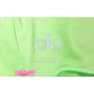 Alo Courtside Tennis Dress Ultramint Neon Green Padded A-Line Skater Skort L thumbnail 8