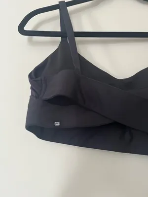 Fabletics Longline Sports Bra Large Minimalist Athleisure Pilates Workout thumbnail 4
