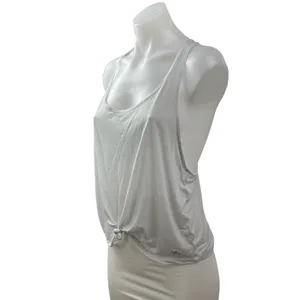 Alo Yoga White Scoop Neck Sleeveless Sports Athletic Activewear Tank Top Sz S/M thumbnail 2