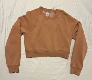 Aritzia TNA Cozy Fleece Cropped Crew Sweatshirt thumbnail 1