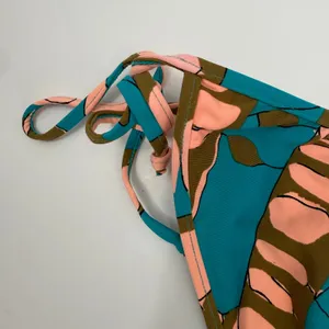 Volcom Bikini Bottom SZ Medium New Wave Brown Abstract Boho Surf Skater Swim NEW thumbnail 13