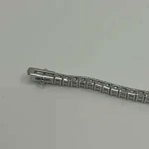 Kay Jewelers Moissanite Tennis Bracelet Gold 3mm 7 Inch Brand New VVS1 Crazy Shine No Pass thumbnail 6