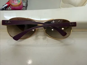 Ray-Ban Gold Frame Brown Lens Pilot Sunglasses thumbnail 5