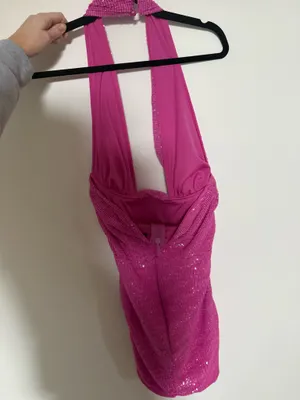 Pretty little think pink sequin dress thumbnail 4