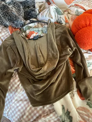 Iets Urban Outfitters Frans velvet Sweatshirt thumbnail 3