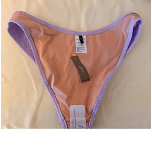 J.Crew‎ Bikini Bottom Womens L Purple NEW Cable Knit High Leg BC050 thumbnail 6