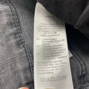 Madewell Washed Gray Stovepipe Raw Hem Cropped‎ Jeans thumbnail 8
