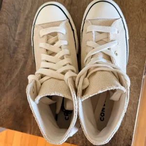 Converse Chuck Taylor All Star Lift Hi Women 8 Egret Cream Woven Cottagecore thumbnail 5