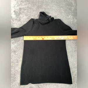 Lauren Ralph Lauren Black Turtleneck Sweater medium thumbnail 9