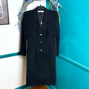 Tahari Black Tailored coat dress thumbnail 3