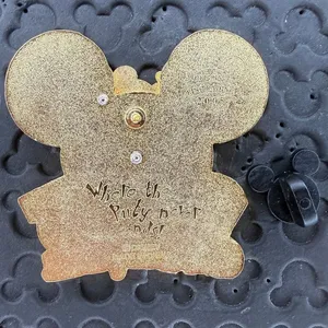 Disney parks 2005 where the party never ends Mickey Mouse 3D trading pin vintage thumbnail 3