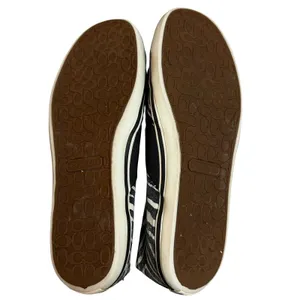Coach Zebra Print Slip On Canvas Sneakers Women US Size 6.5 B Slip On Narrow‎ thumbnail 6