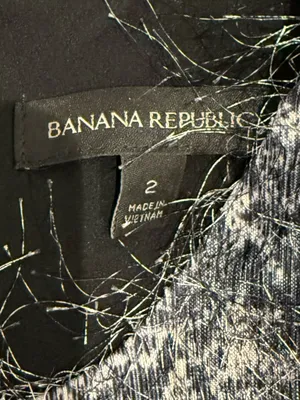 Banana Republic Gray Textured Knit Short-Sleeve Dress thumbnail 4