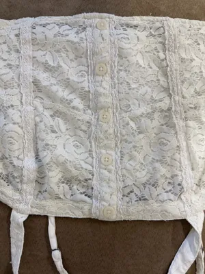 Abercrombie White Lace Tank thumbnail 2