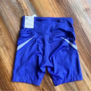 Nike NEW Women's Dri-Fit Fast Mid Rise Purple Swoosh Shorts Size XS SKU#B2481 thumbnail 8