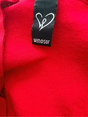 Windsor Off Shoulder Red Sheath Dress thumbnail 3