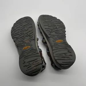Keen Whisper Waterproof Sandals Brown Yellow Bungee Hiking Shoes Womens 8 thumbnail 6