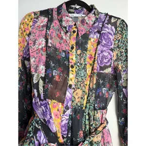 Zara Amelie floral dress size Medium thumbnail 8