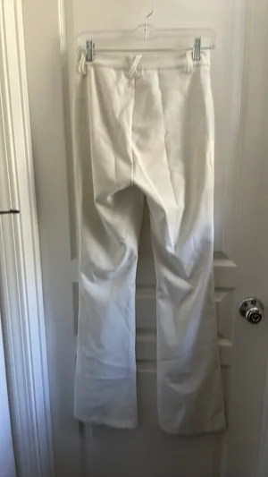 White flare pants thumbnail 2