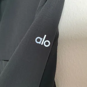 Alo Yoga Dreamscape Button Down Long Sleeve Black XS thumbnail 4