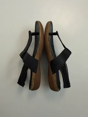 Keen Sandal Dauntless Posted Thong Leather Cork Comfort Travel Beach Blac thumbnail 7