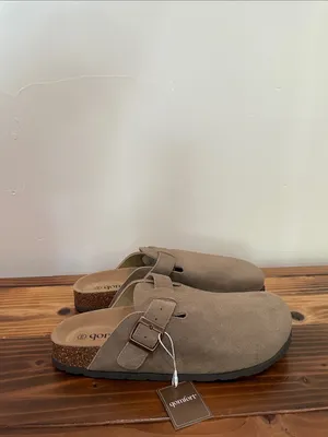 Genuine Suede Clogs by Qomfort Unisex Size 44 Women’s Size 11.5-12 Men’s 10-10.5 thumbnail 4