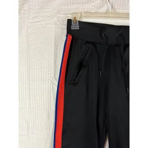 Nike Womens Track Pants XS Black Red Blue Grey Side Stripe Wide Leg Zip Pockets thumbnail 4