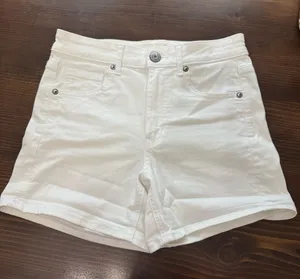 American eagle super high rise shortie Jean shorts. Super stretch size 2. thumbnail 1