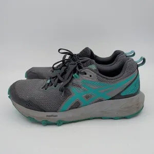 ASICS Gel-Sonoma 6 Trail Running Shoes Womens 8‎ Graphite Grey Teal 1012A922 thumbnail 2