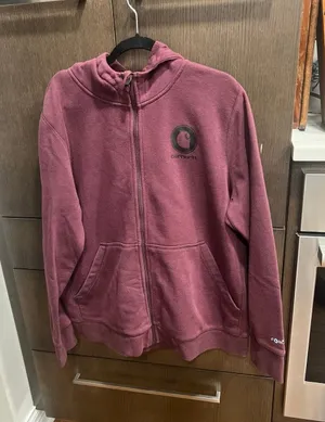 CARHARTT FORCE® DELMONT‎ GRAPHIC ZIP-FRONT HOODED SWEATSHIRT women's xxl thumbnail 1