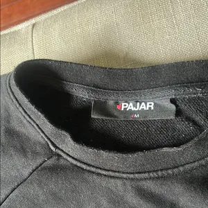 Pajar Canada Classic Black Crew Neck Logo Patch Size Medium thumbnail 7