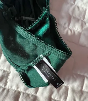 LA Hearts Velvet Green Cinched Bralette Size XS thumbnail 3
