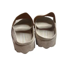 Asportuguesas Fly London Cana Slide Size EU 37 US 6.5 Brown Tan Suede Clogs thumbnail 3