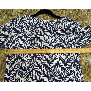 LILLY PULITZER Popover Tropical Floral Tunic Fringe Cover Up Size XS Dress‎ thumbnail 8
