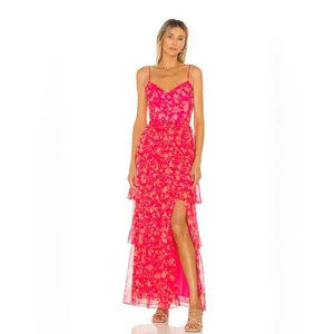 Amanda Uprichard Thaddea Maxi Dress Brookeside Women Size Small Wedding Guest thumbnail 4