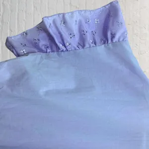Boohoo Lavender Broderie Anglaise Eyelet Tiered Babydoll Dress 12 thumbnail 7